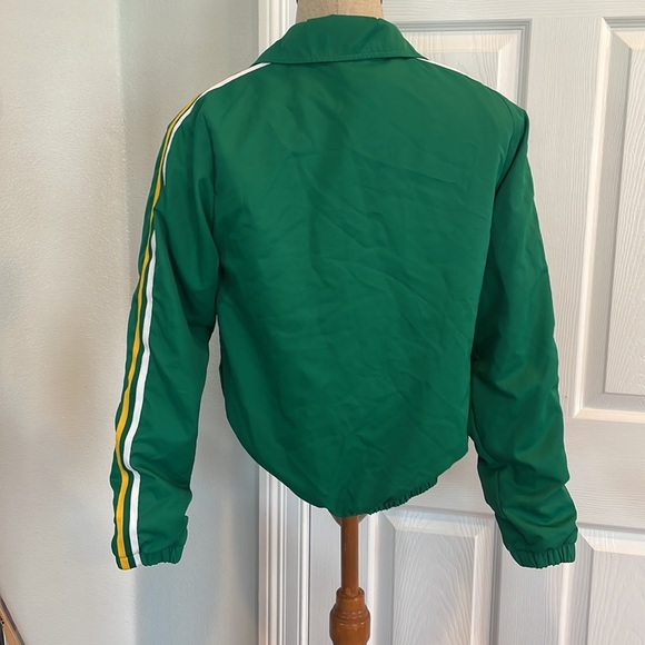 Varsity Spirit Women’s cheerleading jacket paragraph green with gold letters - Picture 4 of 16